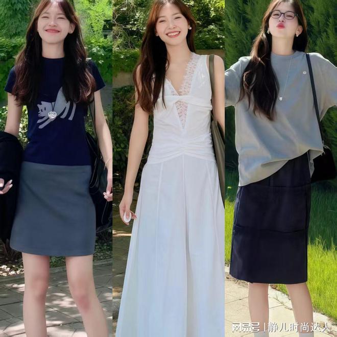 夏天穿衣真的很简单！注重色彩搭配、短长结合，舒适大方显高