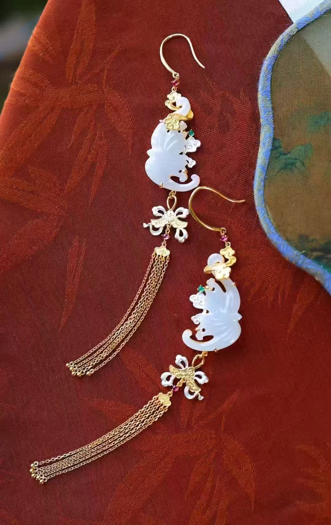 福运绵延”耳环