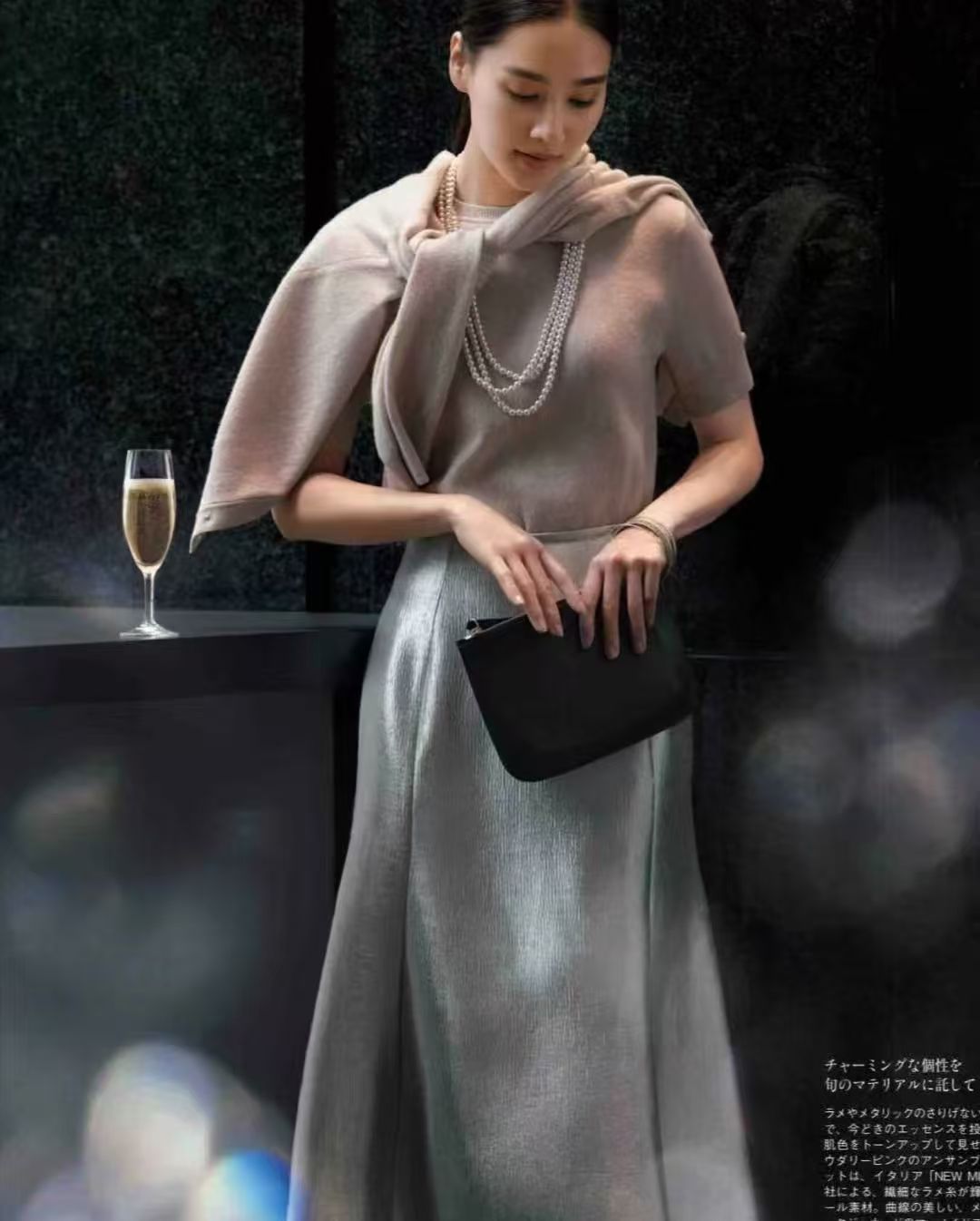 珍珠长链和秋冬的适配度