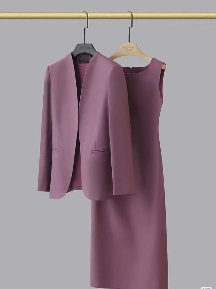 高贵典雅套装紫